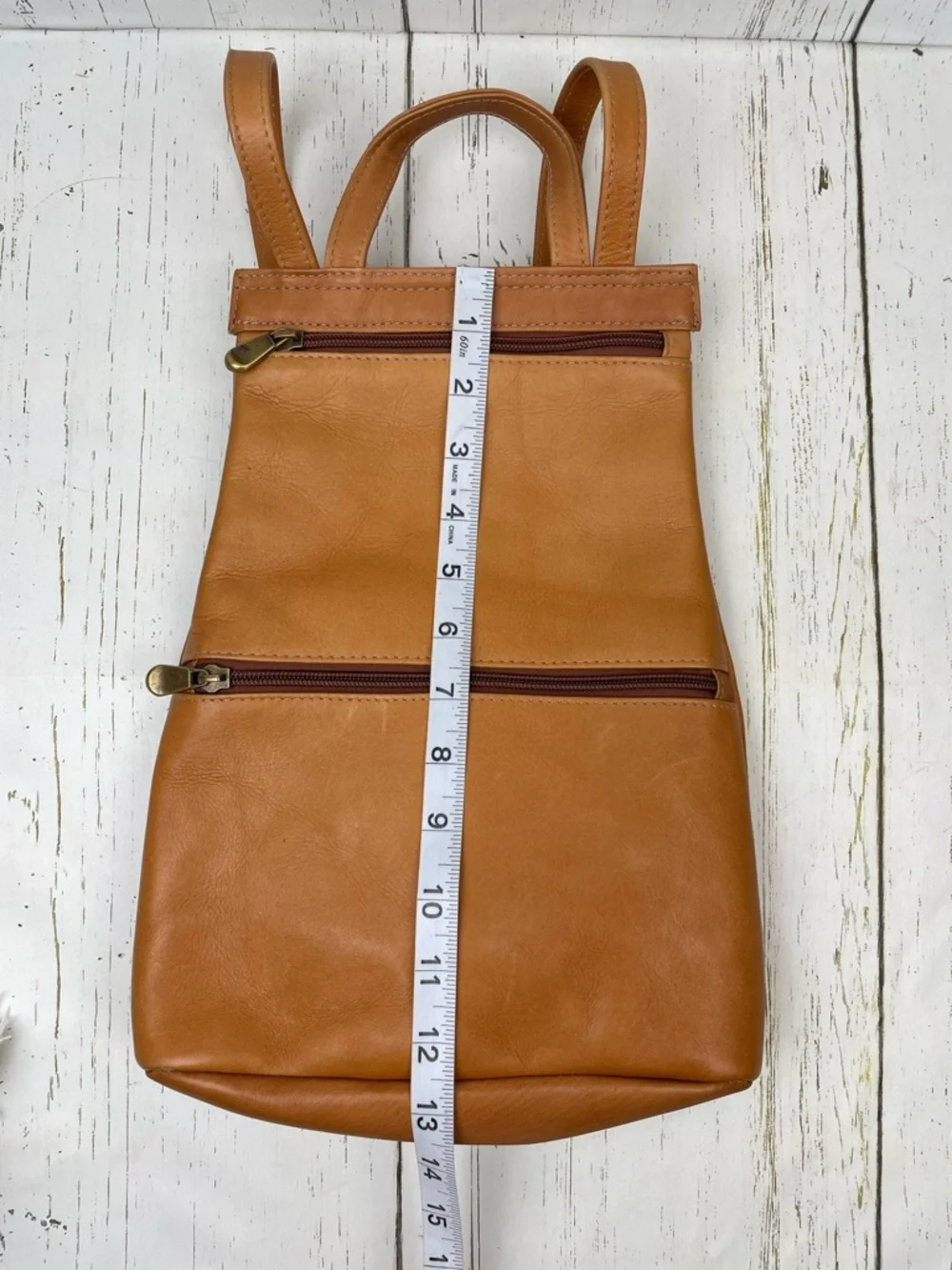Le Donne Leather Backpack Purse - Picture 7 of 16